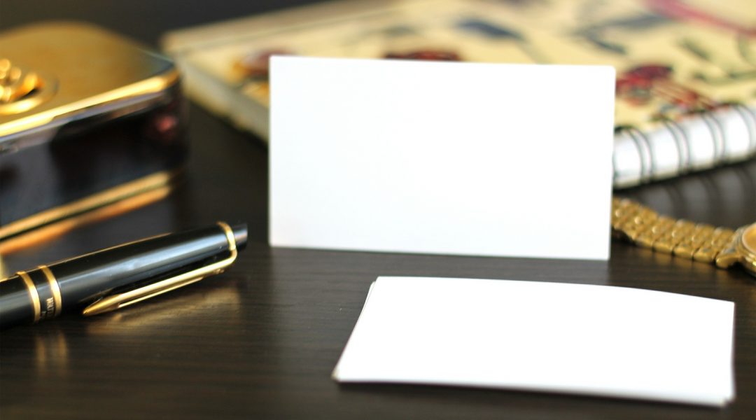 departamento comercial cartao visita clientes