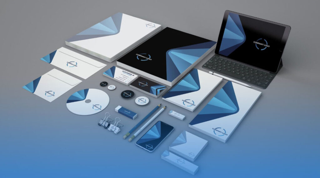 identidade visual negocios conceito criaçao